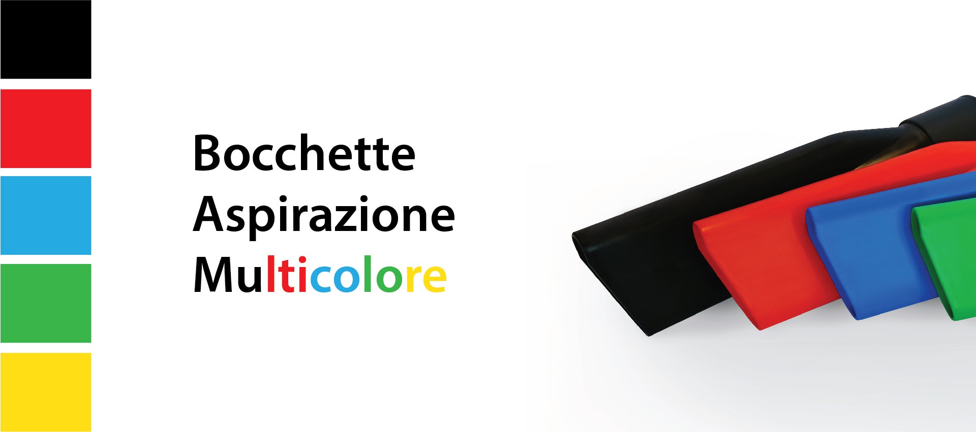 Bocchette PVC aspirazione colorate